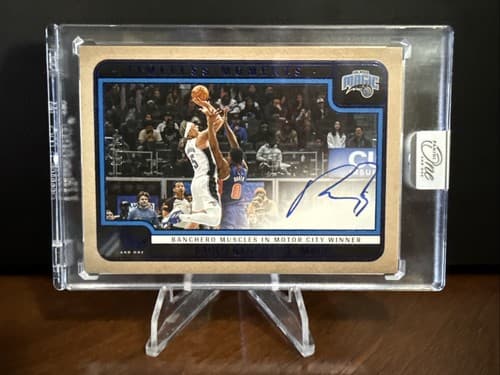 2024-25 Panini One Timeless Moments Paolo Banchero #TMA-BAN Blue /49 (AU)