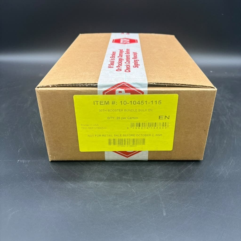 Pokemon 30th Anniversary Celebration Booster Bundle Case SEALED