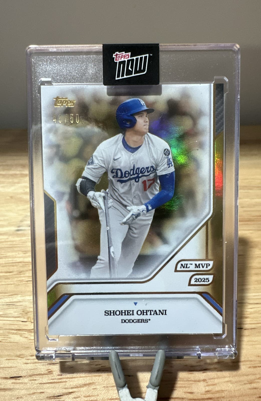 2025 Topps Mvp Collection - Shohei Ohtani #27 Gold Foil /50