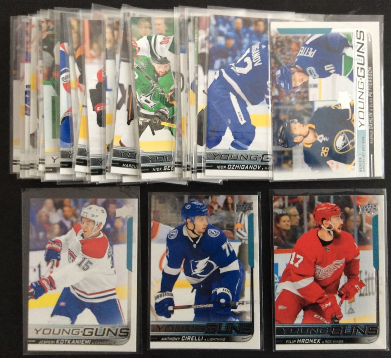 2018-19 Upper Deck HOCKEY Series 1 Young Guns Lot 41/50 Set Rasmus Dahlin CL