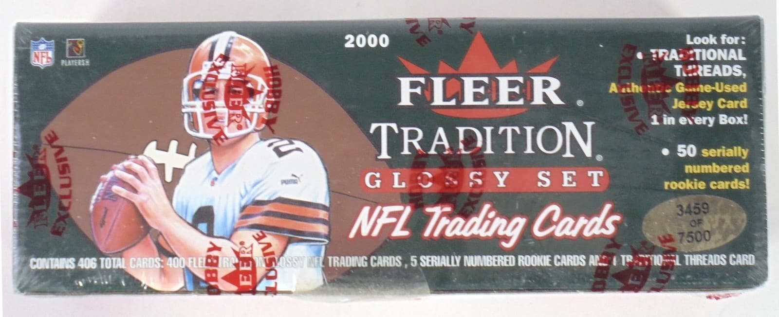 2000 Fleer Tradition Glossy Football Factory Set