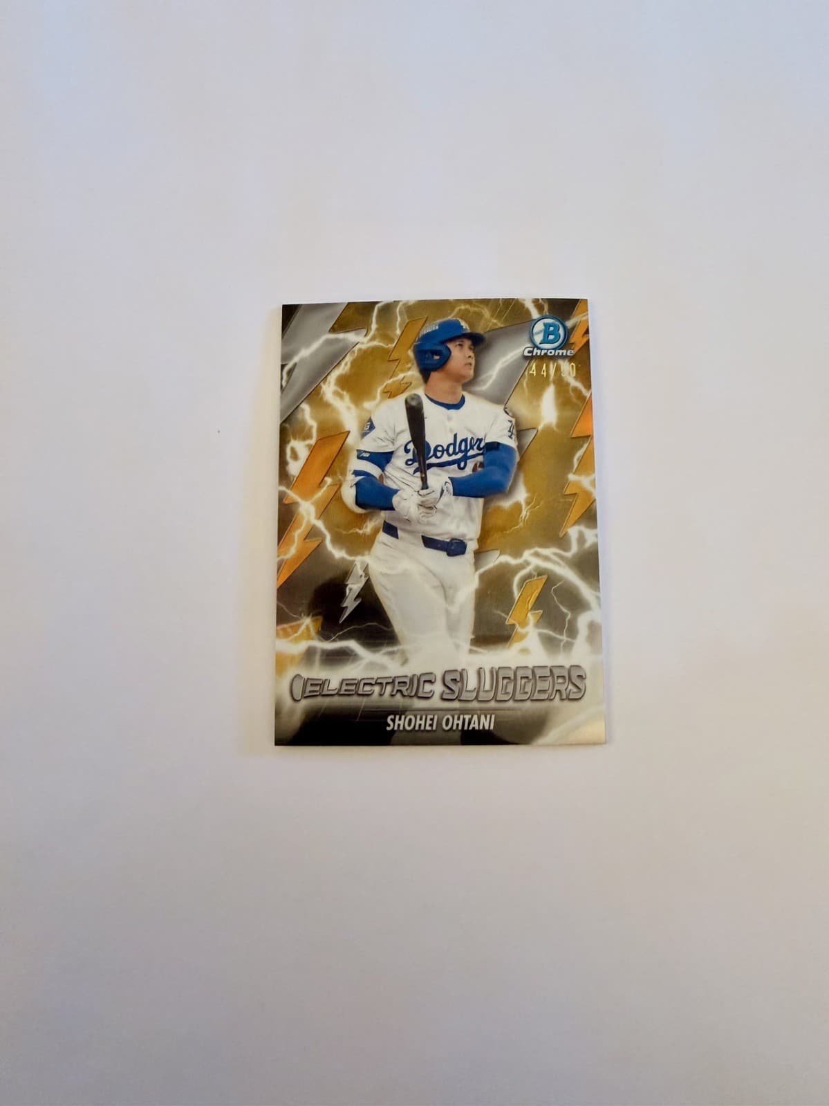 Bowman Chrome Mojo 2026 Shohei Ohtani Electric Sluggers Gold /50 Dodgers