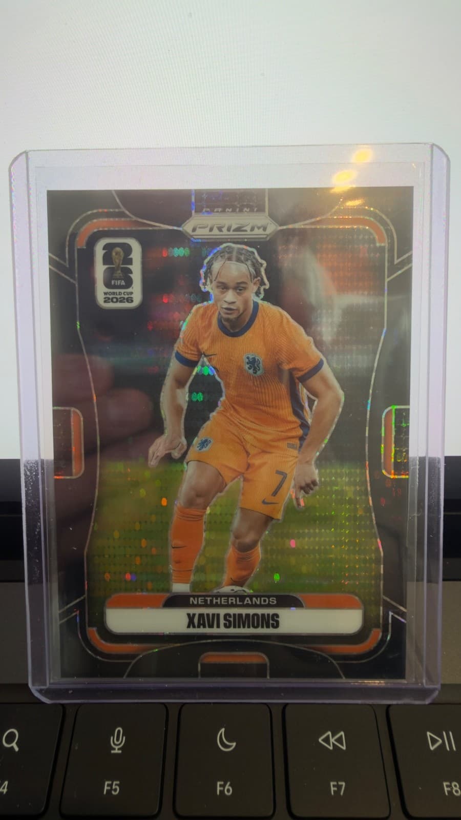 2026 Panini Prizm World Cup Xavi Simons Preferred Black Prizm 1/1 Netherlands
