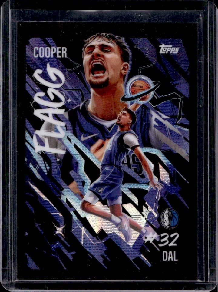 2025-26 Topps Chrome Cooper Flagg Ultra Violet All-Star RC SSP #UV-11 Mavericks