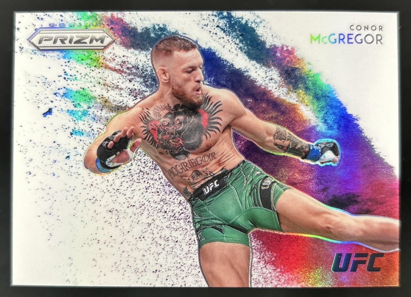 2022 Panini Prizm UFC Conor McGregor Color Blast SSP #6 (B)