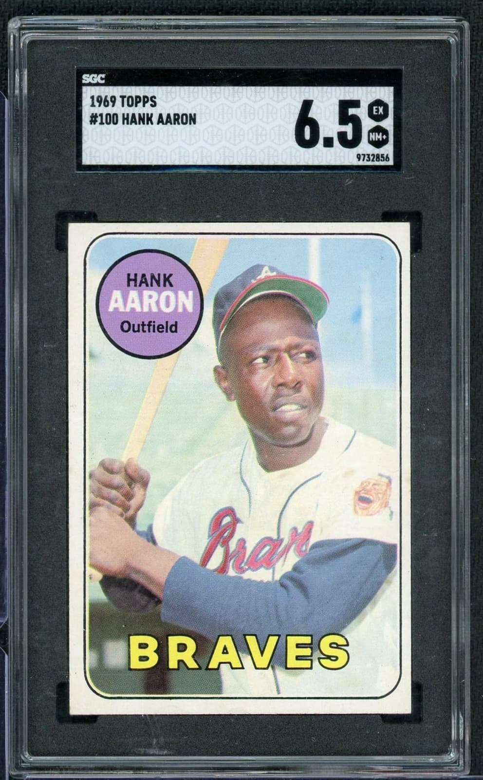 1969 Topps Hank Aaron #100 SGC 6.5