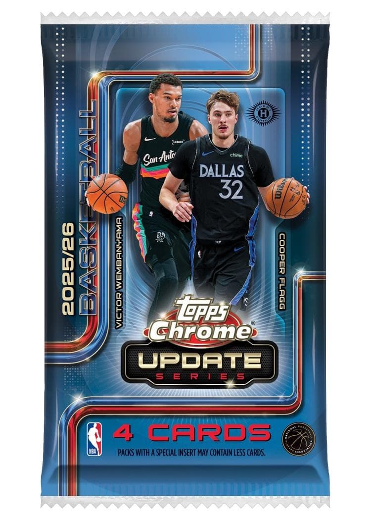 2025/26 Topps Chrome Update Series Basketball Hobby Pack