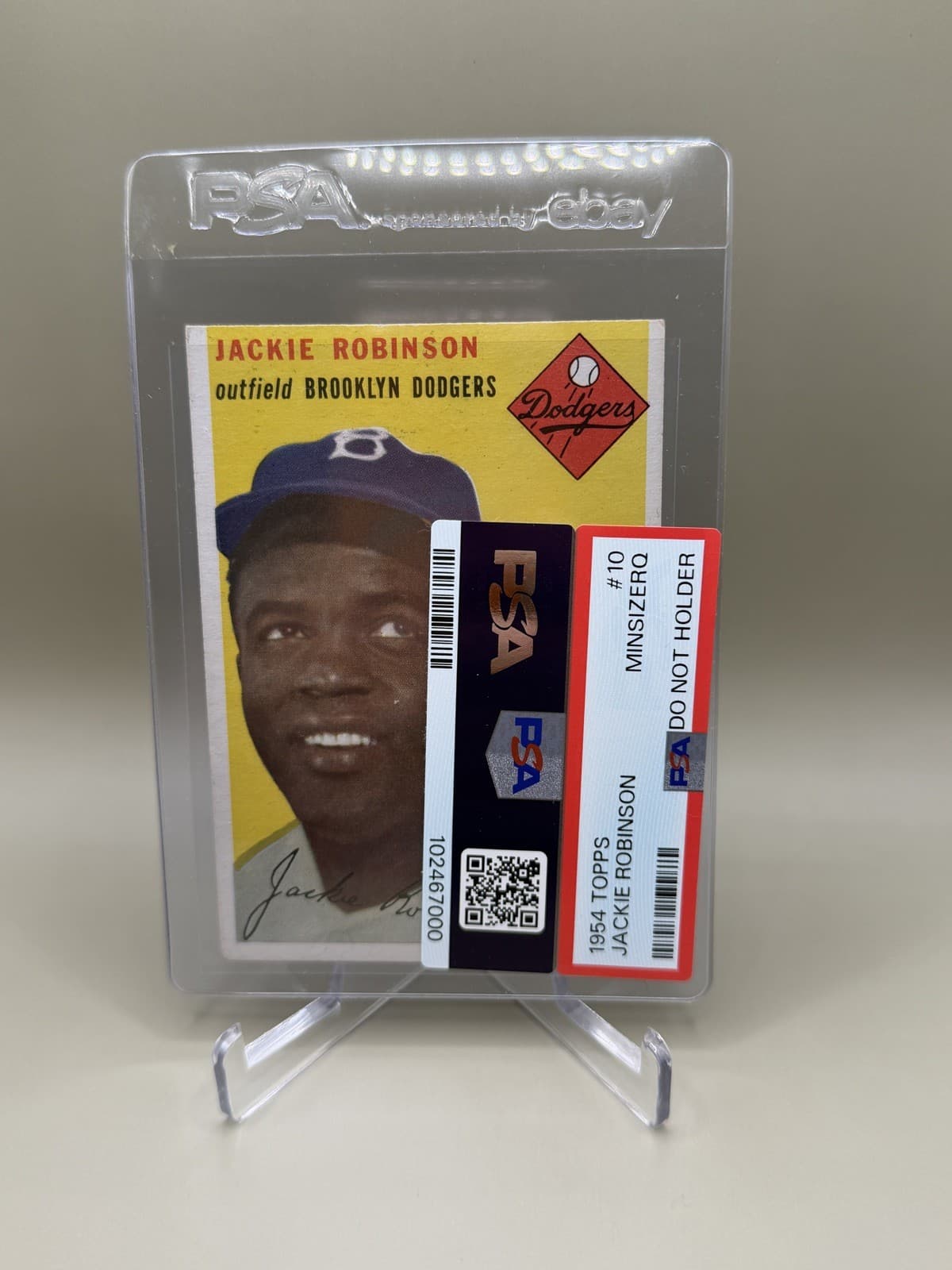 1954 Topps - Jackie Robinson #10 🔥 
