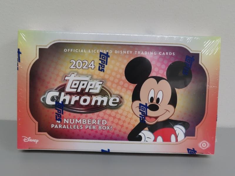 2024 Topps Chrome Disney Factory Sealed Hobby Box