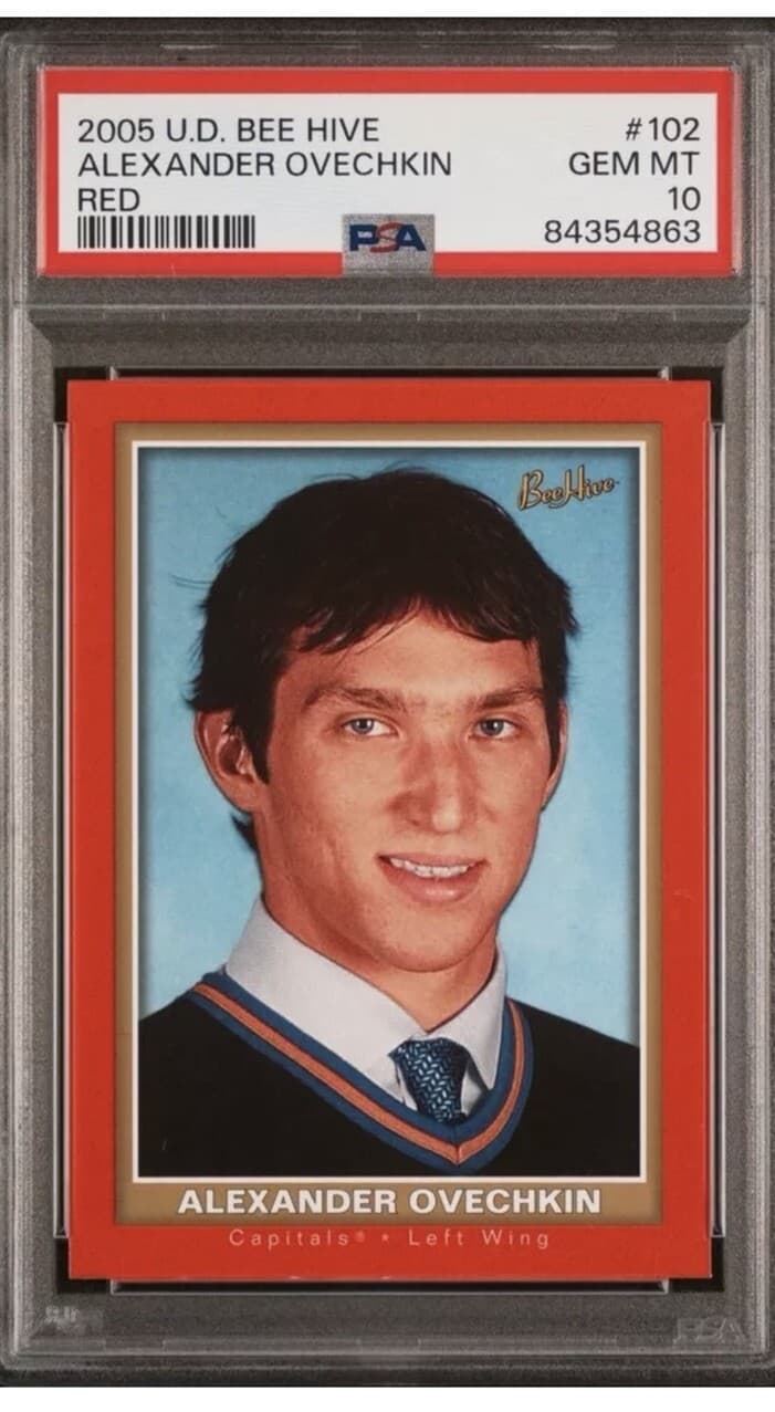 Alex Ovechkin Bee hive #102  Rookie PSA 10 More Rare Than Young Guns POP 170