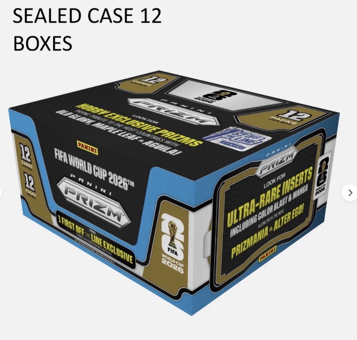 2026 PANINI PRIZM WORLD CUP SOCCER 1ST OFF THE LINE FOTL HOBBY BOX SEALED CASE