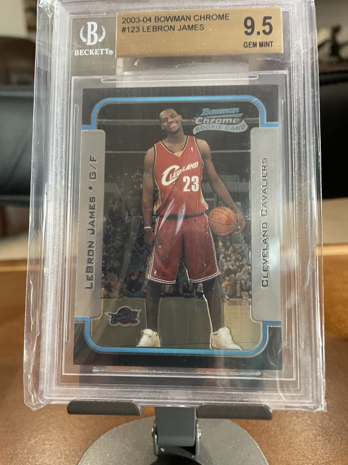 2003 Bodman Chrome Lebron James Rookie #133  Bgs 9.5 Gem Mint!!