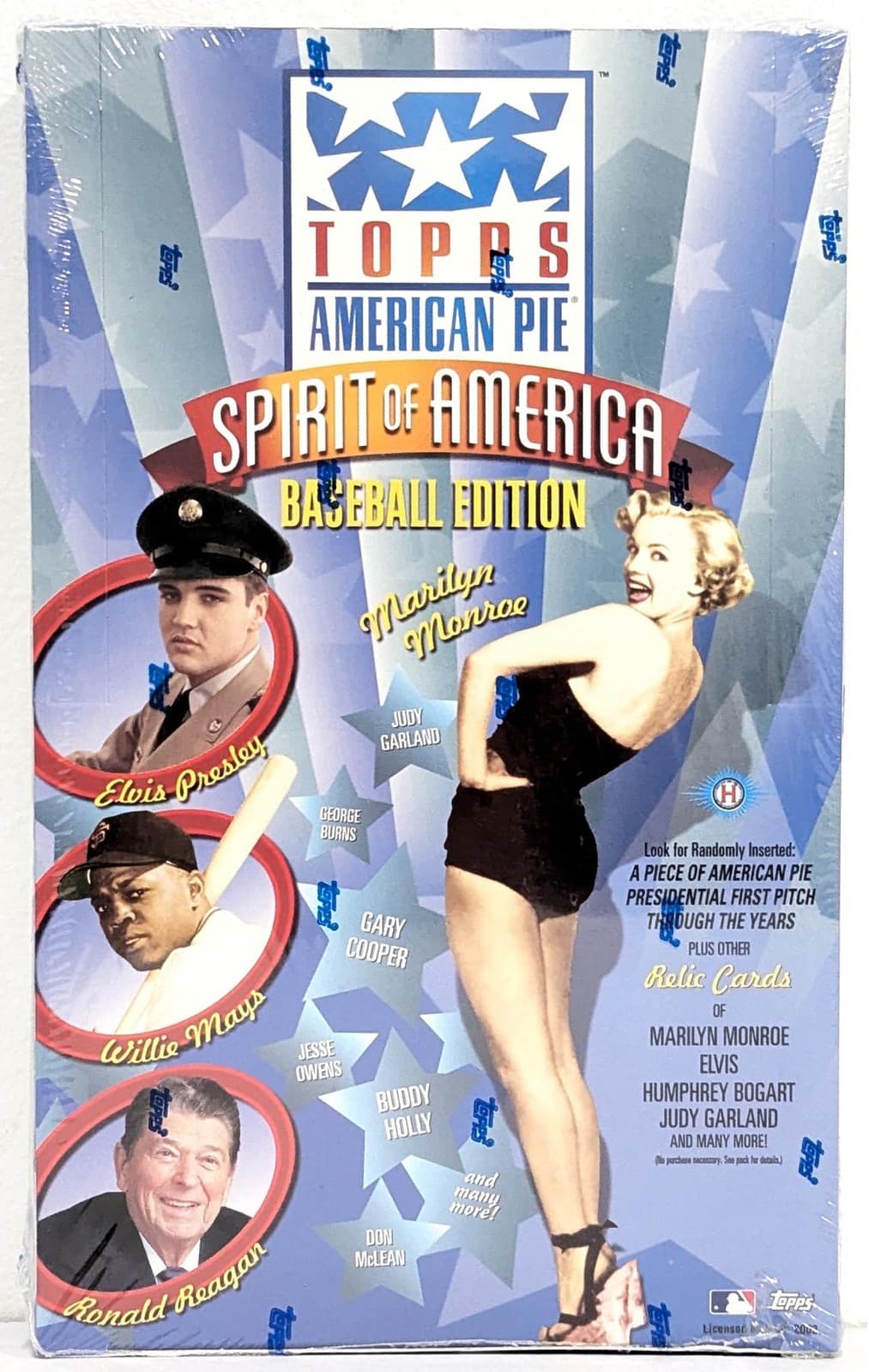 2002 Topps American Pie Spirit of America Baseball Hobby Box