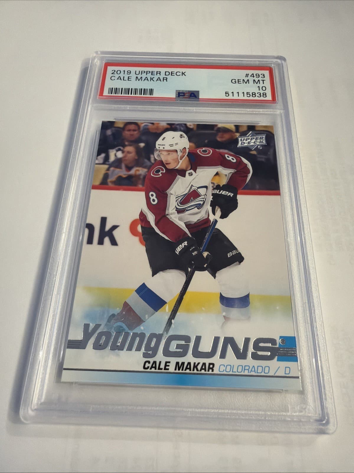 2019-20 Upper Deck - Young Guns Cale Makar #493 (RC)