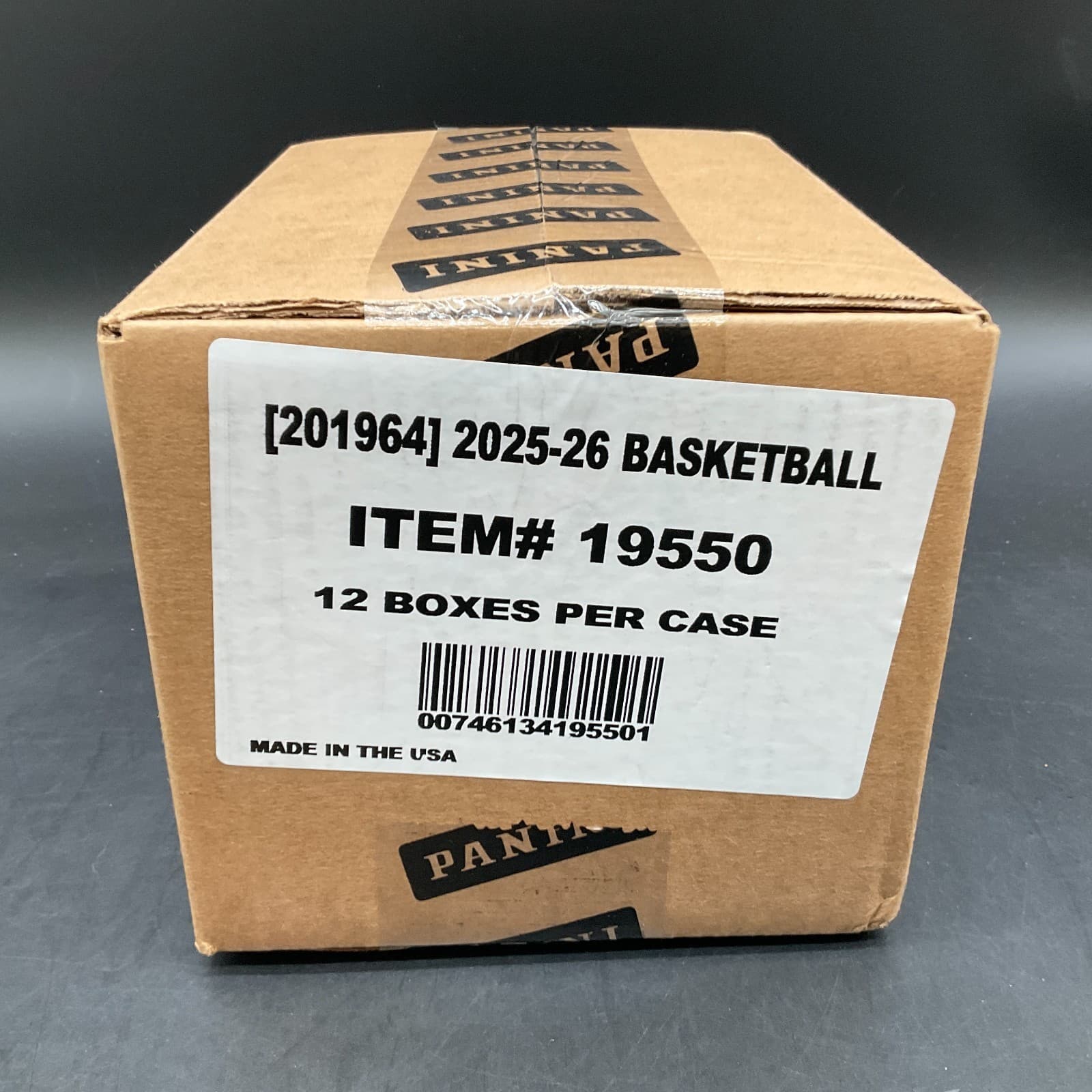2025-26 Panini Origins EuroLeague Basketball Hobby 12-Box Case Factory Sealed
