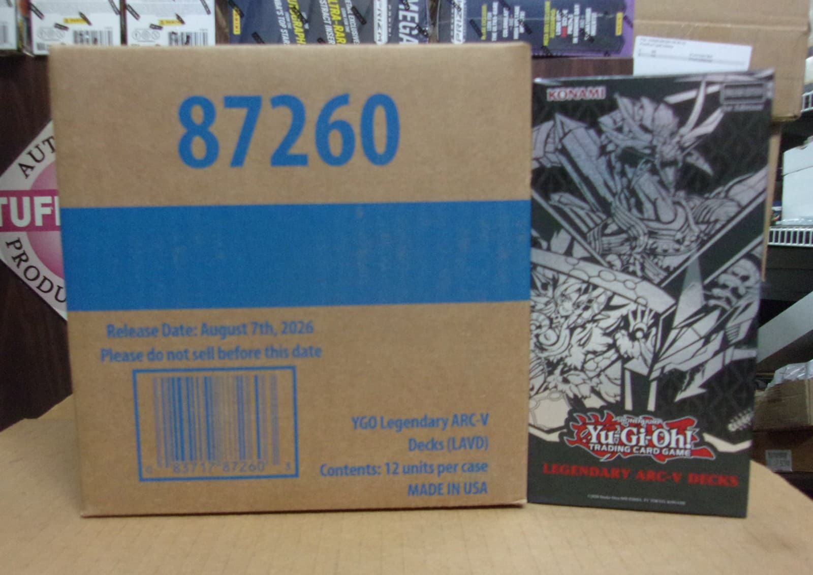 2026  Yu Gi Oh Legendary Arc-V Factory Sealed Deck Case (12 Units)