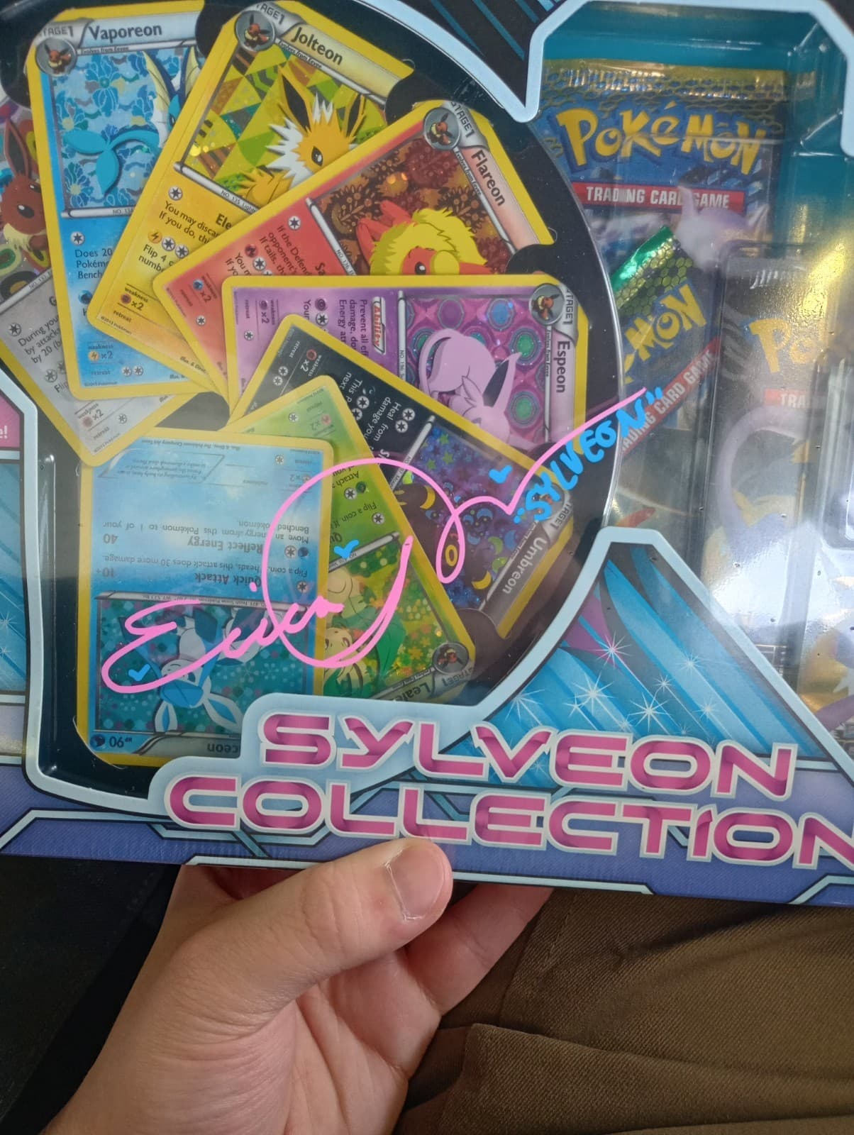 SEALED Pokemon TCG Sylveon Collection Box 2013 BW-XY Era Signed Erica Schroeder