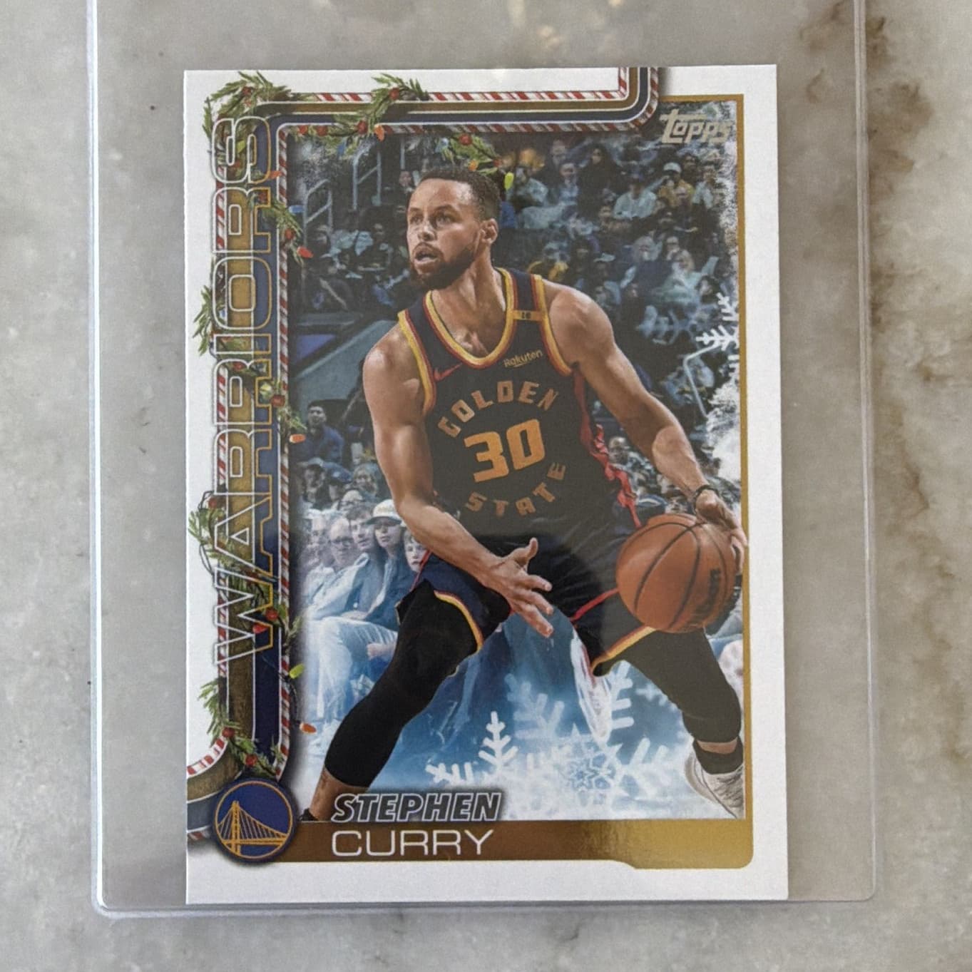 Topps 2025-26 Holiday Stephen Curry Golden State Warriors Basketball #H106