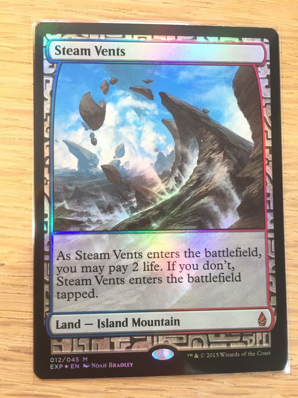 Steam Vents - Zendikar Expeditions EXP - MTG Magic the Gathering