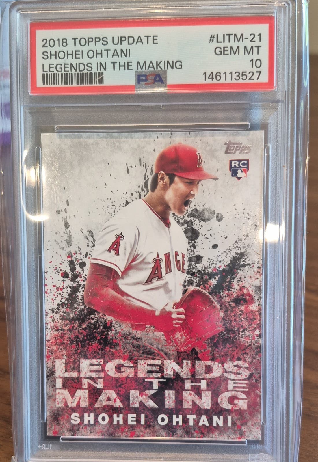 2018 Topps Update Series - Legends in the Making Shohei Ohtani #LITM-21 (RC)