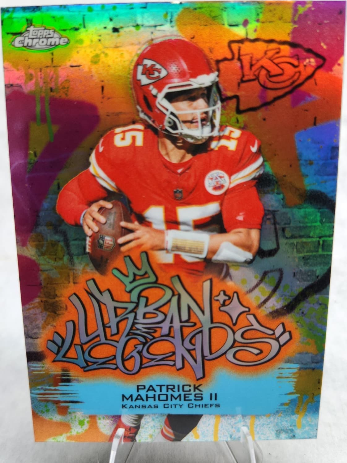Topps 2025 Chrome Urban Legends Insert Patrick Mahomes Chiefs #UL-11 CASE HIT