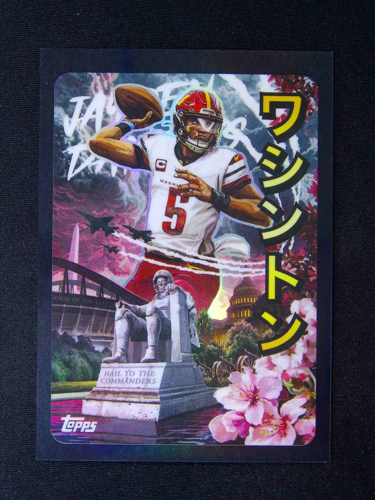 2025 Topps Chrome Jayden Daniels Kaiju - SSP - Case Hit - Commanders
