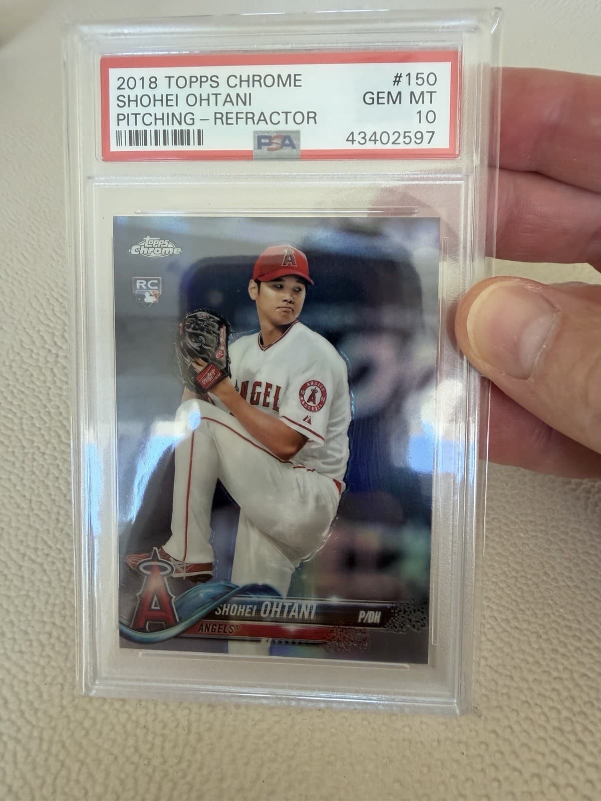 2018 Topps Chrome - Shohei Ohtani #150 Refractor (RC)