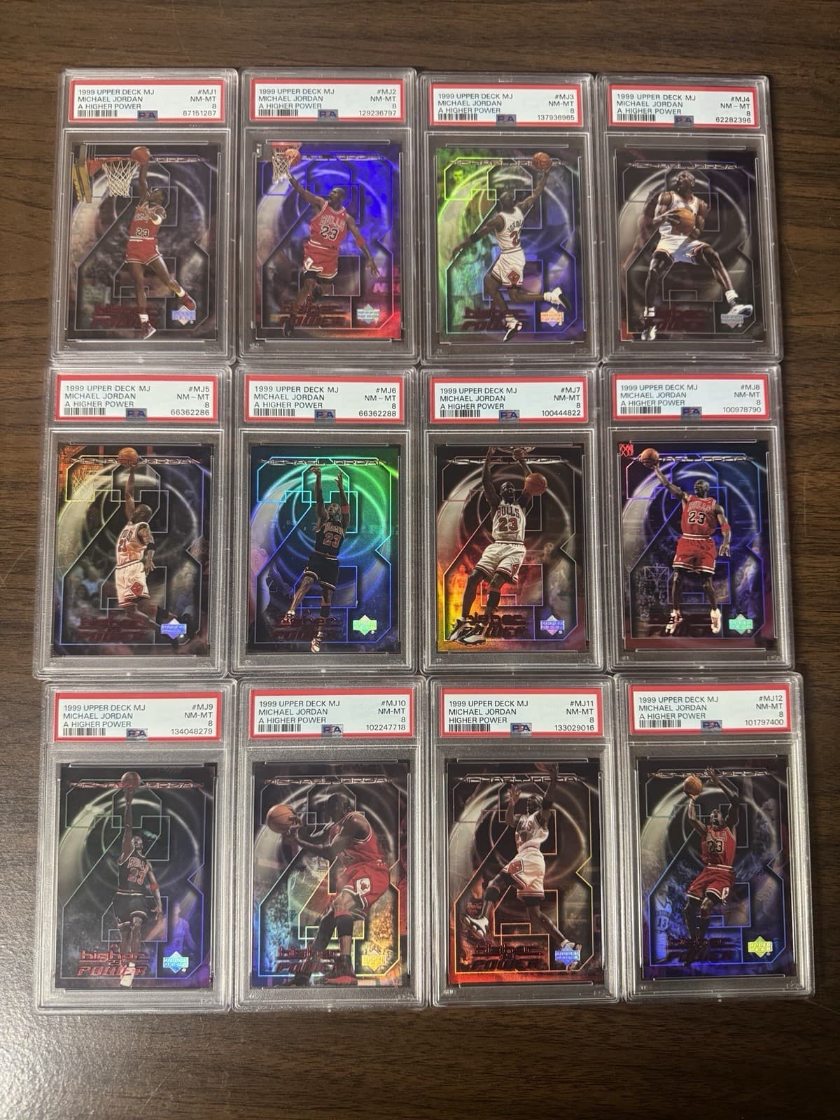 1999 Upper Deck Higher Power Michael Jordan Set