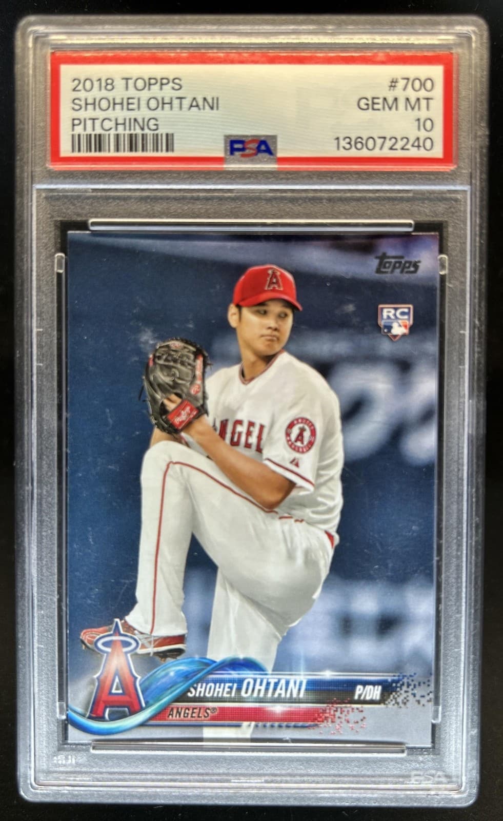 2018 Topps Shohei Ohtani Rookie RC #700 Angels PSA 10 GEM MINT