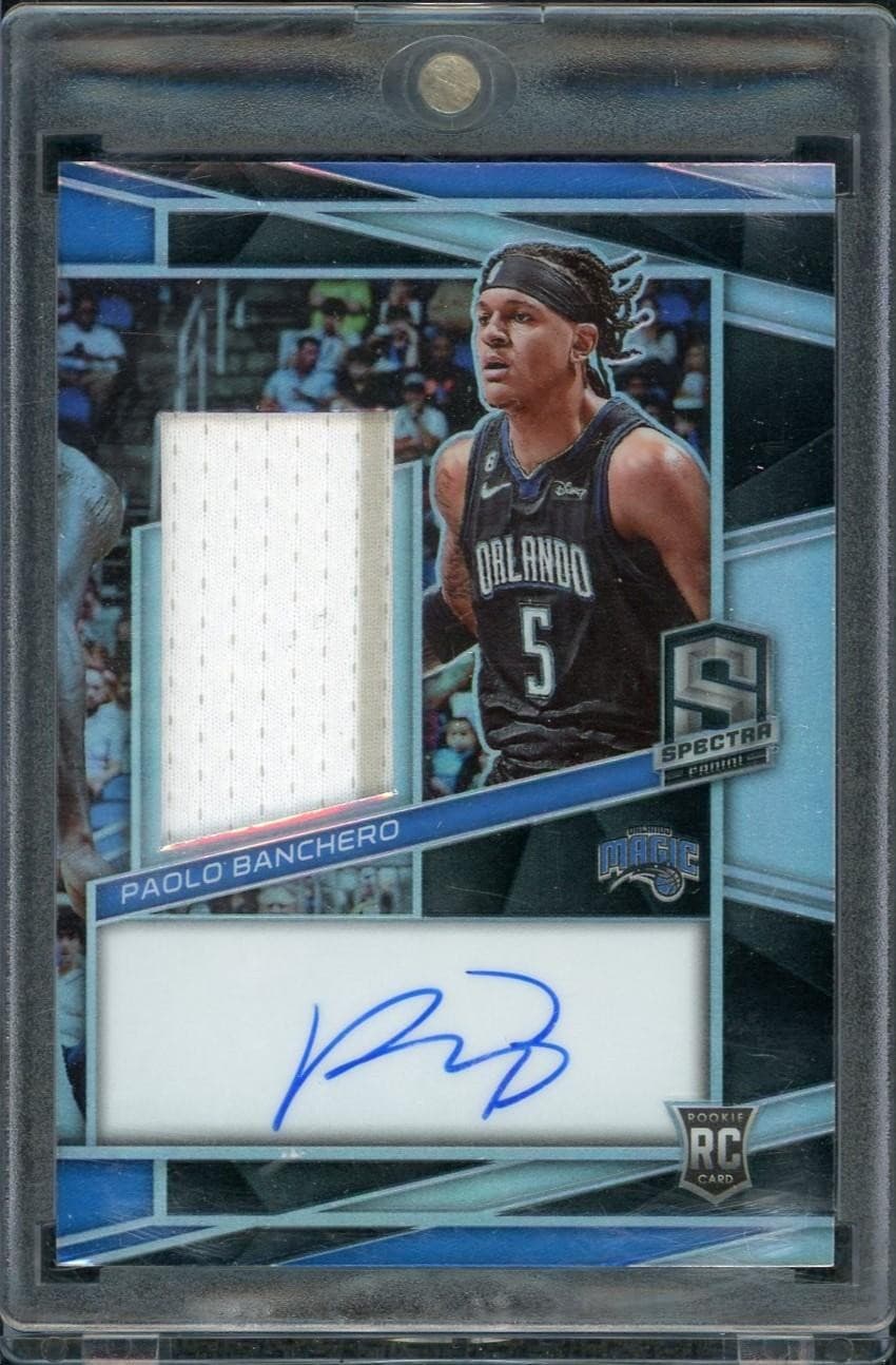 2022 Panini Spectra Paolo Banchero Rookie Patch Auto /199
