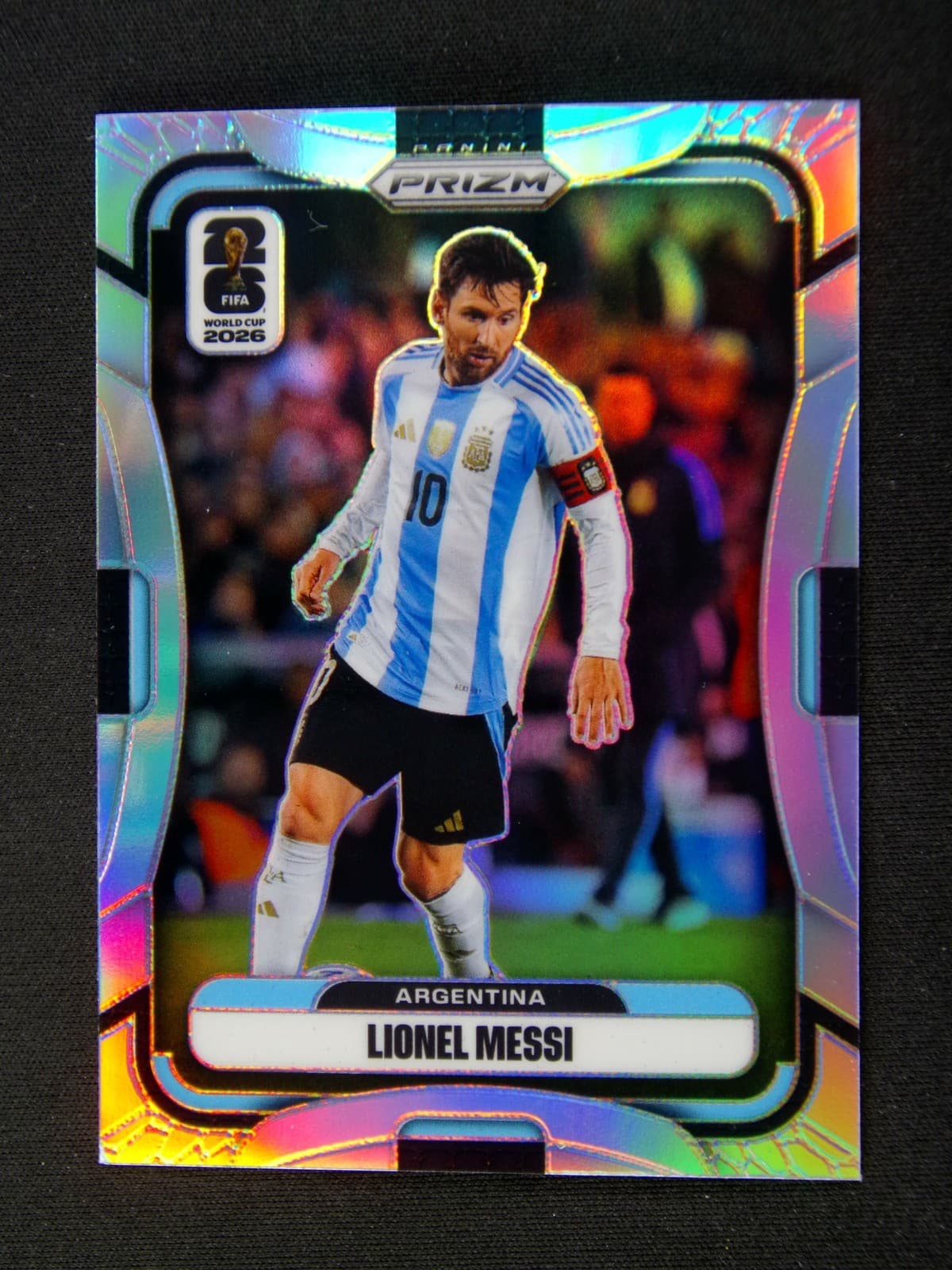 2026 Panini Prizm FIFA World Cup Lionel Messi #10 Argentina Silver