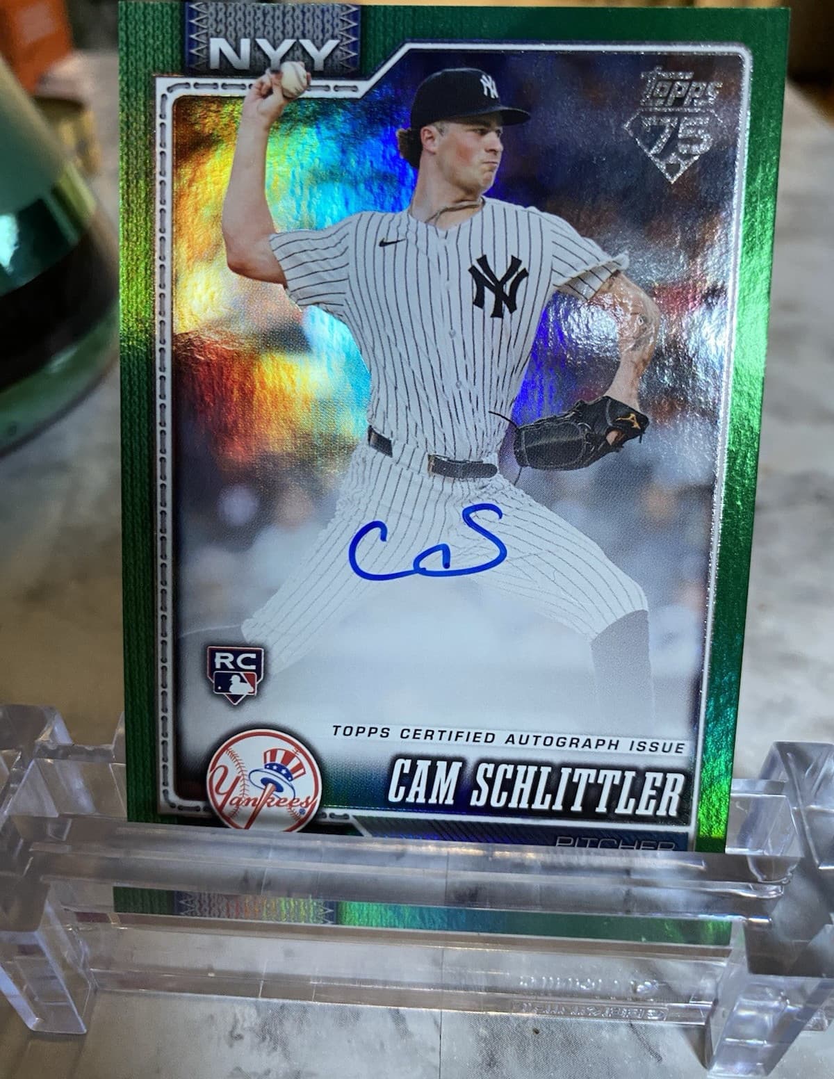 2026 Topps Series 1 Flagship Real One Autographs Cam Schlittler RC Auto /99 #111