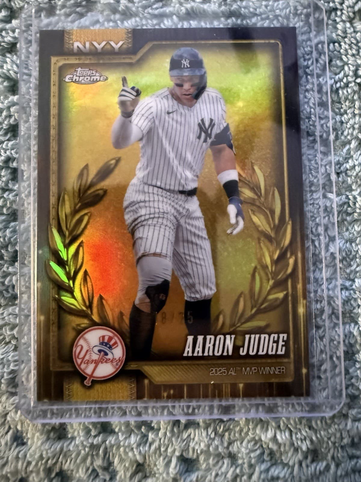 2026 Topps Chrome Aaron Judge Award Winner SSP  18/25