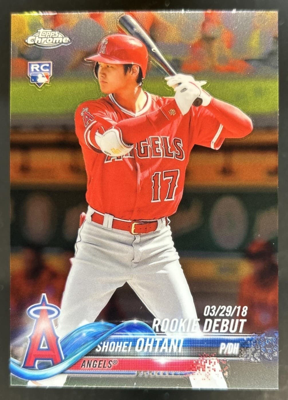 2018 Topps Chrome Update Shohei Ohtani RC Rookie #HMT32 Angels (A)