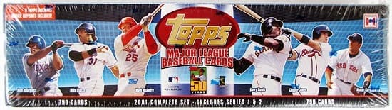 2001 Topps Baseball Hobby Factory Set (Box) (Blue)