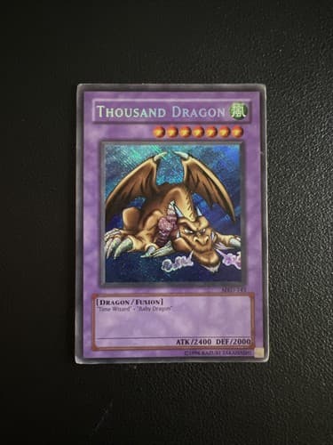 Thousand Dragon MRD 1st Edition *misprint reverse*  Yu-Gi-Oh!