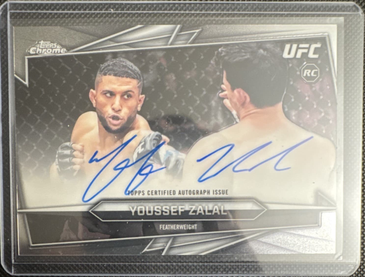 Topps 2026 Chrome UFC MMA Youssef Zalal Rookie Autograph #BAV-YZ