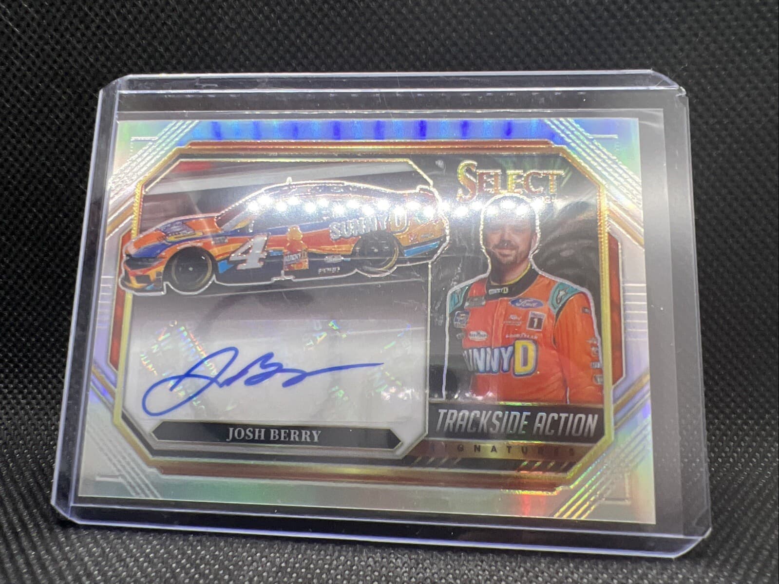 2024 Panini Select Racing Nascar Josh Berry Trackside Action Auto #TAS-JBY