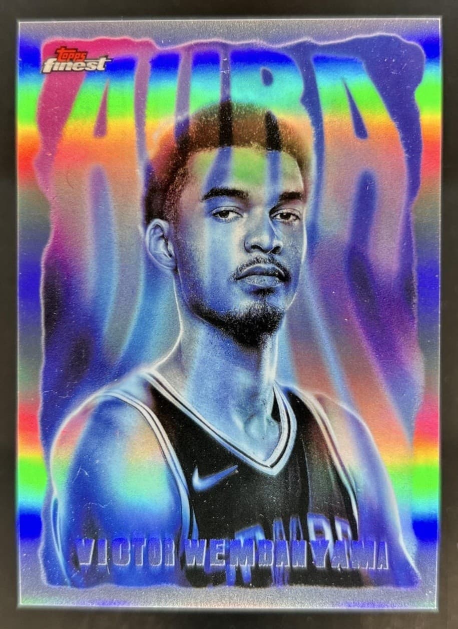 2025-26 Topps Finest Victor Wembanyama Aura SSP #AU-3 Spurs