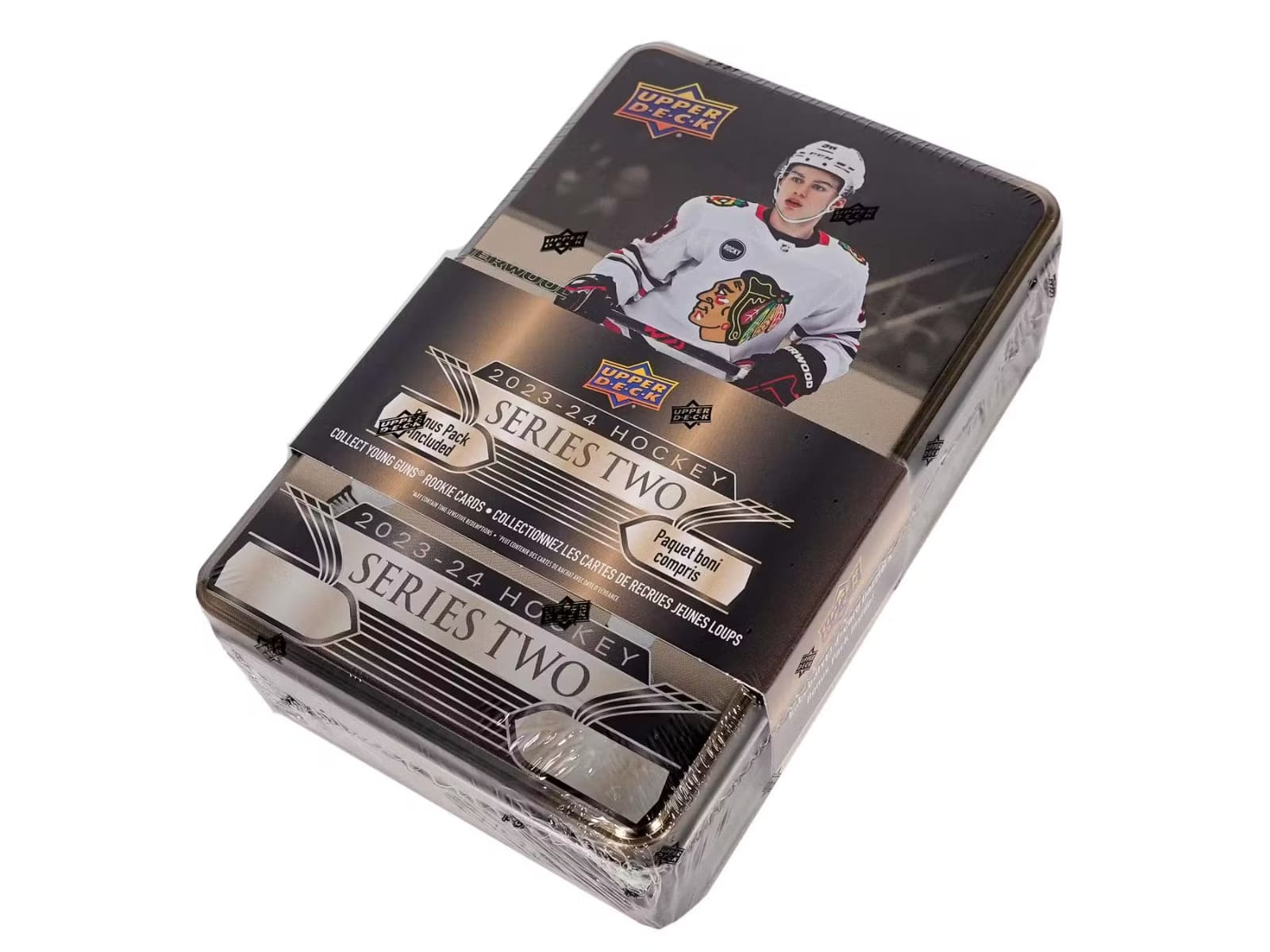 2023-24 Upper Deck Series 2 Hockey Tin Box ? Young Guns Connor Bedard