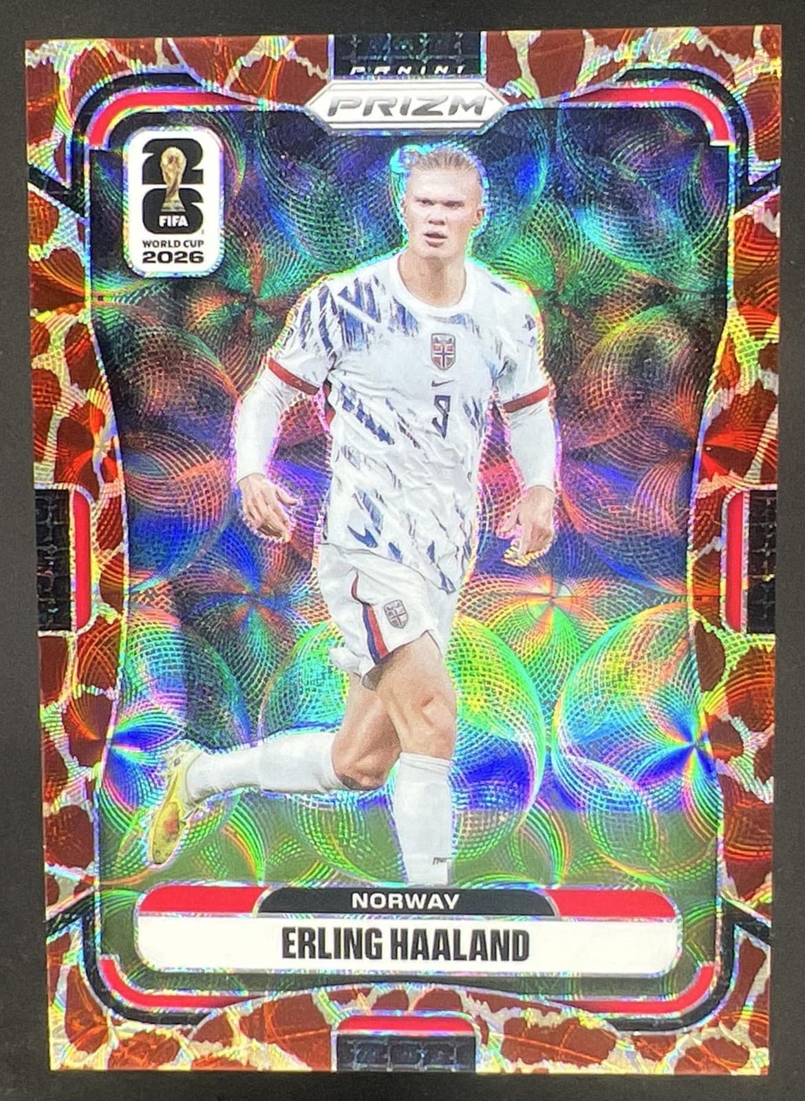 2026 Panini Prizm World Cup Erling Haaland SP Choice Giraffe #333 Norway