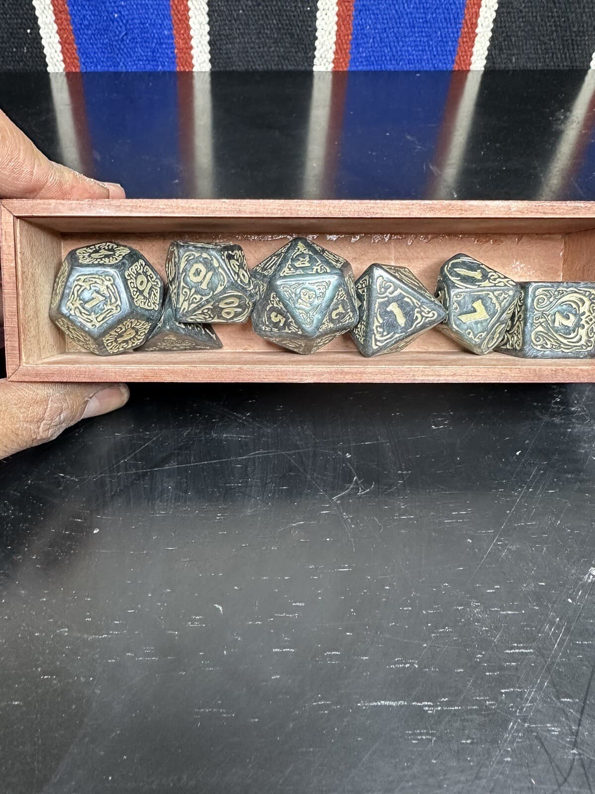 vintage magic the gathering wiz dice Rare Euc With Box