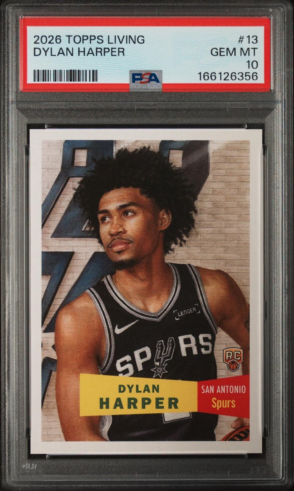 2026 Topps Living Dylan Harper Rookie #13 PSA 10