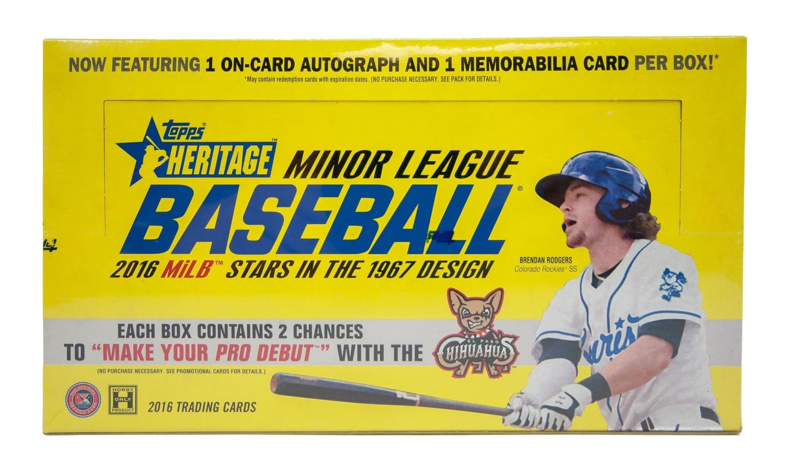 2016 Topps Heritage Minor League Baseball Hobby Box