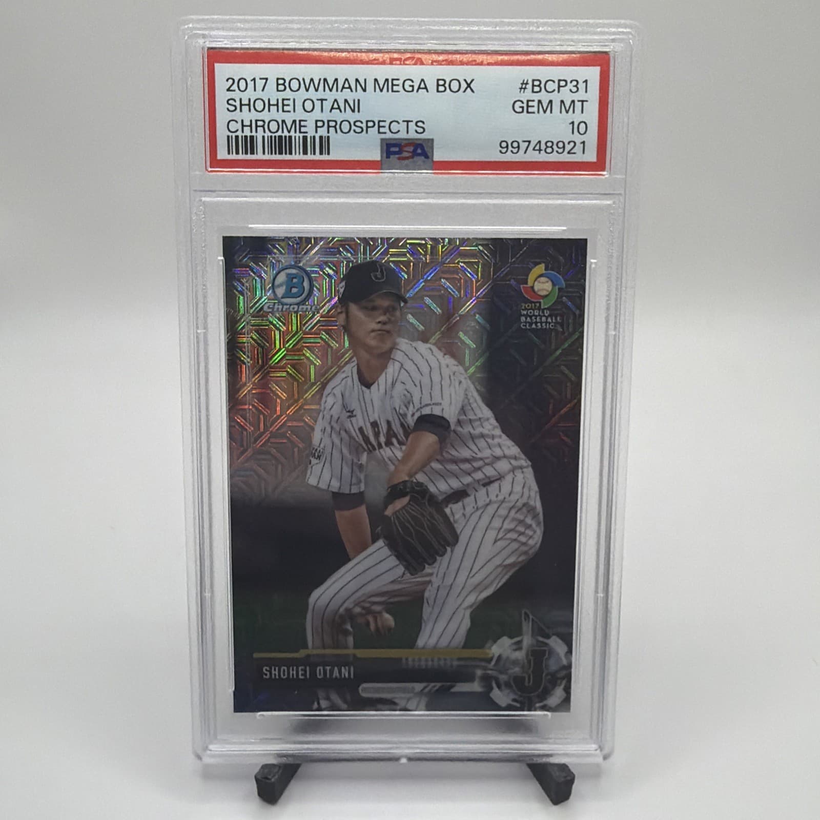Bowman 2017 Mega Box Shohei Otani Refractor Rookie #BCP31 PSA 10