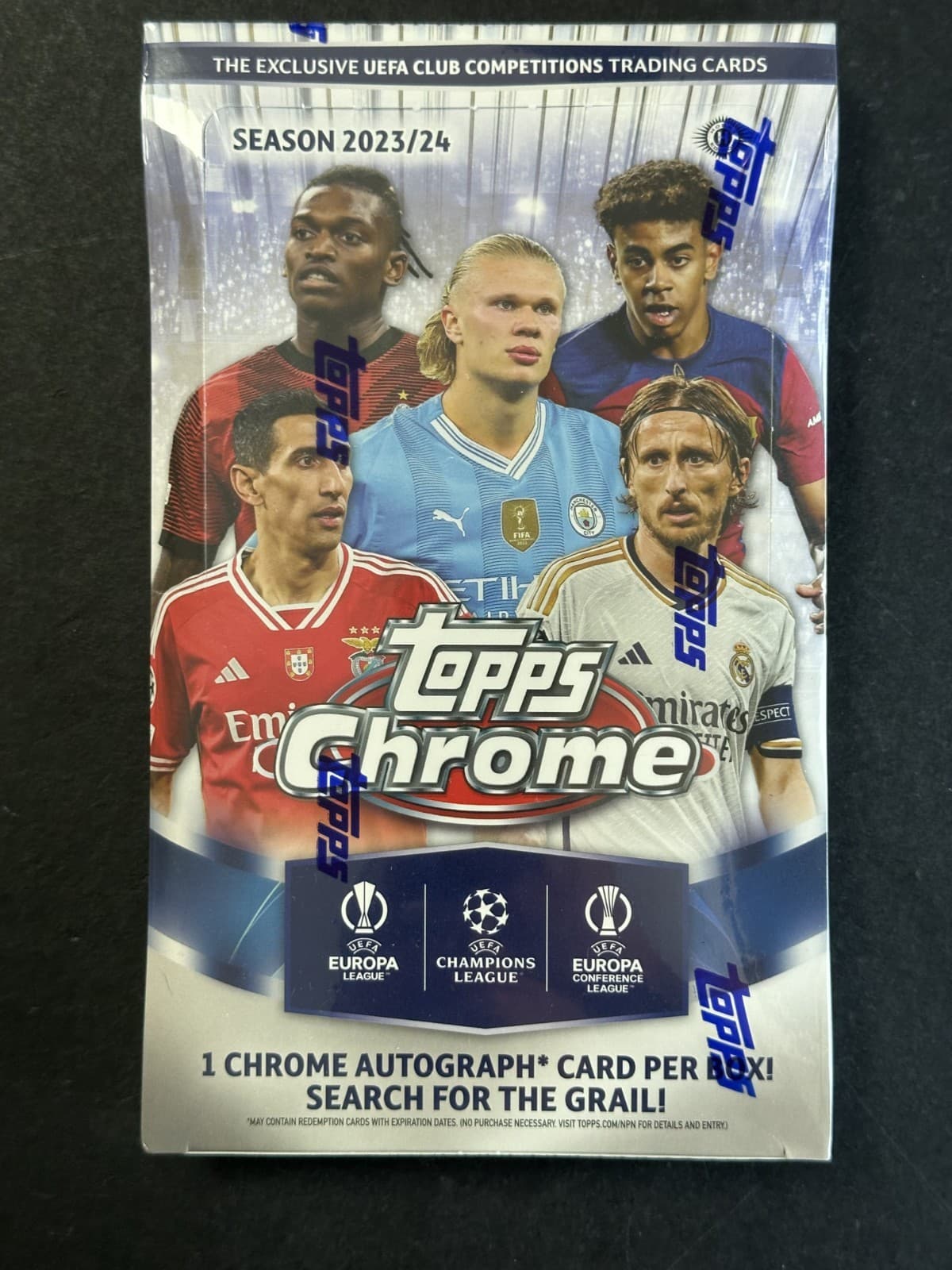 2023-24 Topps Chrome UEFA Club Competitions Soccer Hobby Box Sealed Yamal RC?
