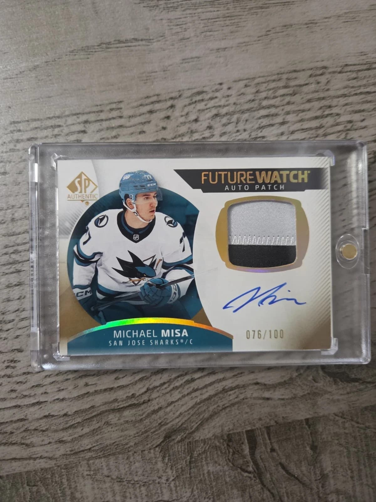 2025-26 sp authentic hockey Michael Misa FUTURE WATCH PATCH AUTO/100