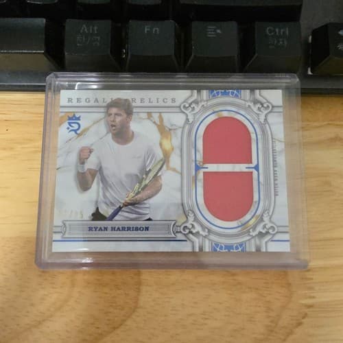 2024 topps royalty tennis ryan harrison regalia relics card