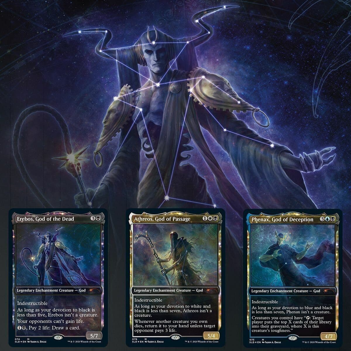 Magic The Gathering: Secret Lair Theros Stargazing: Vol. 3 [TCG MTG, Erebos] NEW