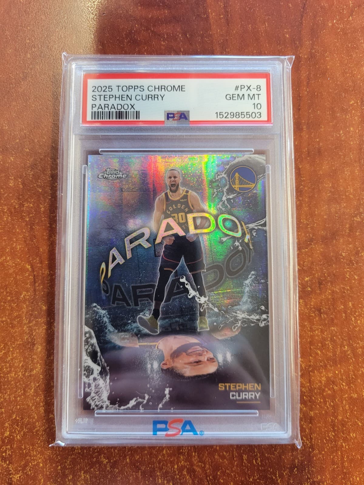 2025-26 Topps Chrome - Paradox Stephen Curry #PX-8 PSA 10